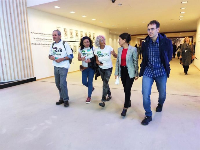 Dirigentes de IU en la Comisión Europea