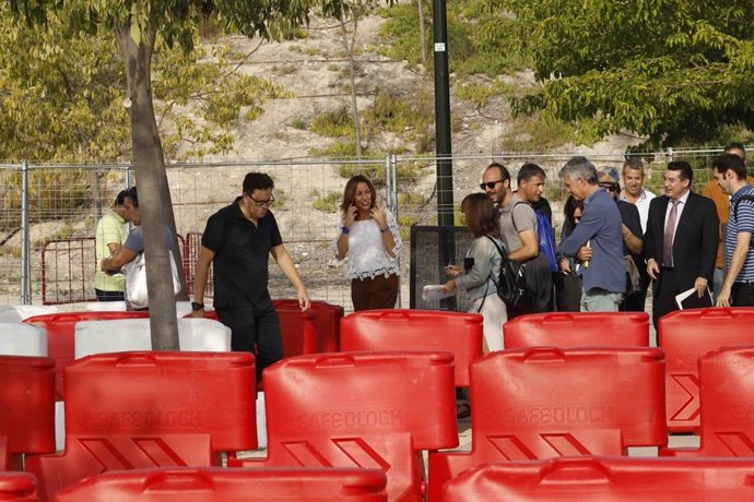 La concejal Natalia Chueca comprueba las instalaciones de Espacio Zity de Valdespartera