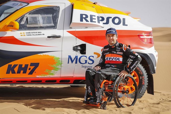 El piloto español de rallys Isidre Esteve (Repsol Rally Team)