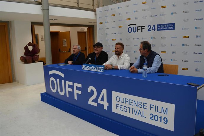 El director del premiado largometraje 'O que arde', Oliver Laxe, en el Festival Internacional de Cine de Ourense (OUFF).