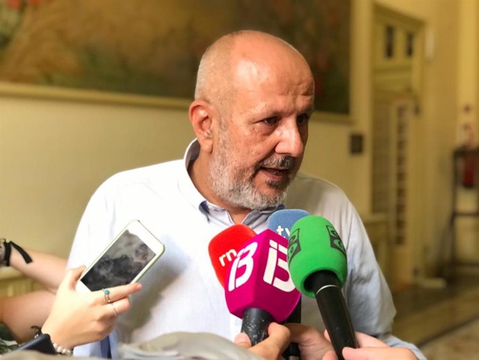El portaveu de MÉS per Mallorca en el Parlament, Miquel Ensenyat.