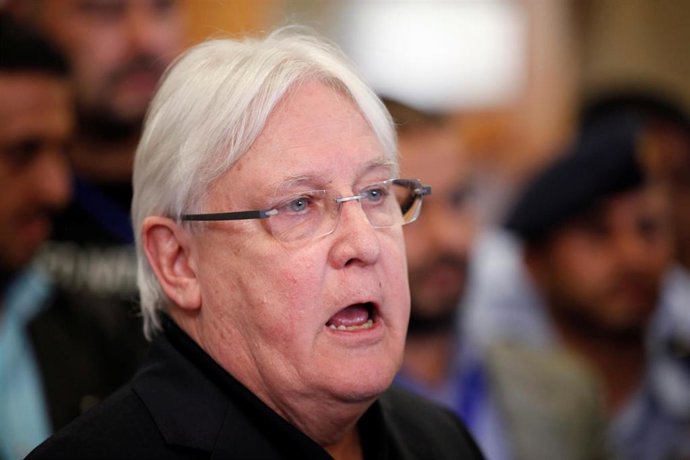 El enviado especial de la ONU para Yemen, Martin Griffiths