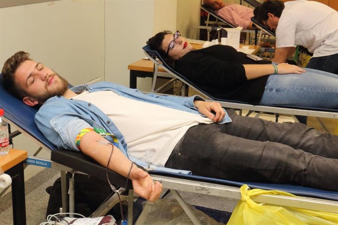 Donación de sangre.