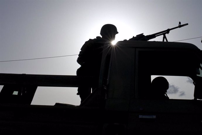 Un soldado en Burkina Faso