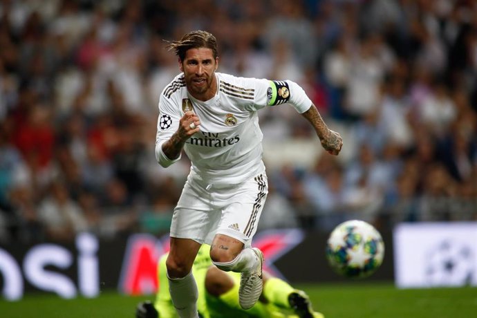 El capitán del Real Madrid Sergio Ramos