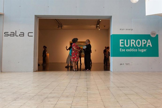 Entrada a la exposición 'Europa. Ese exótico lugar'.