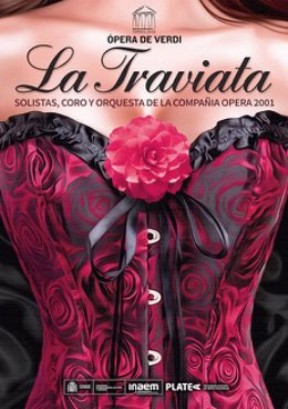 Cartel ópera La Traviata