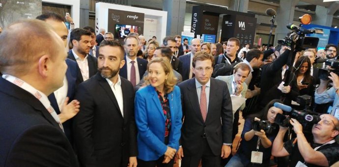 Primera jornada del South Summit en Madrid, inaugurado por la ministra de Economía y Empresa en funciones, Nadia Calviño