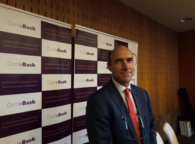 El presidente de Confebask, Eduardo Zubiaurre