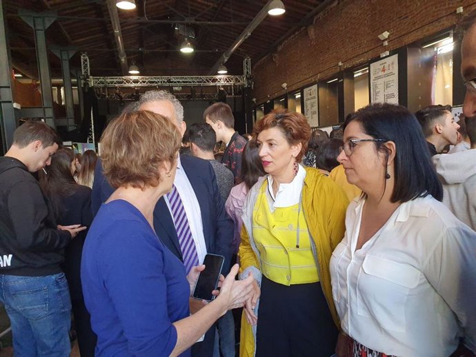 Susana Travesí visita León4U'.