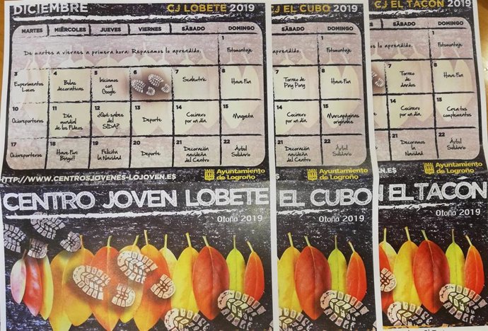 Actividades formativas, lúdicas, creativas y de educación en valores centrarán la programación hasta diciembre de los Centros Jóvenes, que amplían horario para abrir los domingos por la tarde.