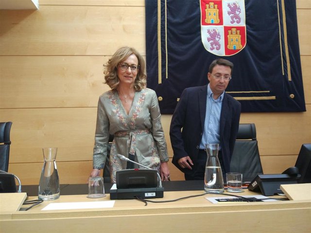 La fiscal superior de Castilla y León, Lourdes Rodríguez Rey, momentos antes de su comparecencia en las Cortes.