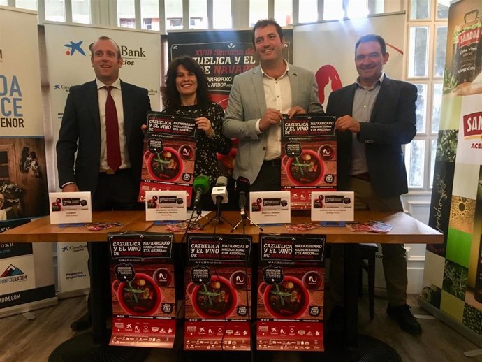 Presentación de la VIII Semana de la Cazuelica y el Vino D.O. Navarra