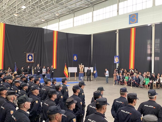 Acto en conmemoración al Día de la Policía este miércoles en la Feria de Muestras de Valladolid.