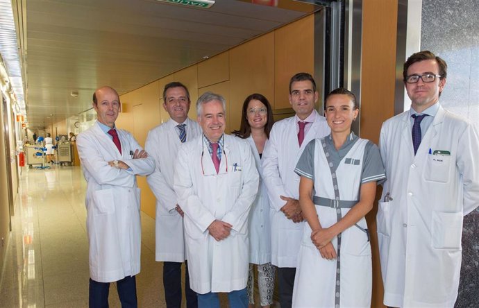 Especialistas de la Unidad de Terapias Avanzadas de la Clínica Universidad de Navarra
