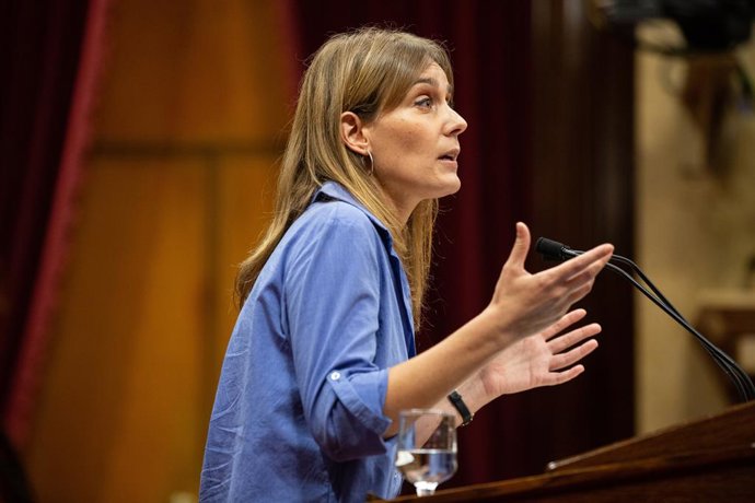 La presidenta de CatECP (Catalunya En Comú Podem) , Jéssica Albiach (ARXIU)