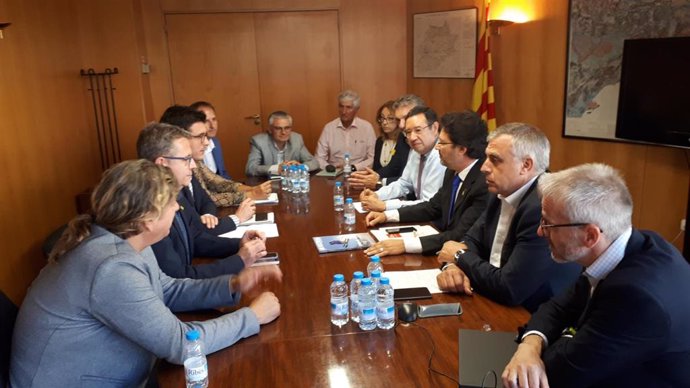 Reunión de la mesa estratégica del aeropuerto Lleida-Alguaire.