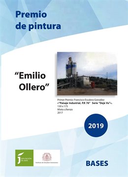 Cartel del XXXIII Premio de Pintura Emilio Ollero.