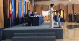 La subdelegada del Gobierno en Málaga, María Gámez, en el Día de la Policía Nacional