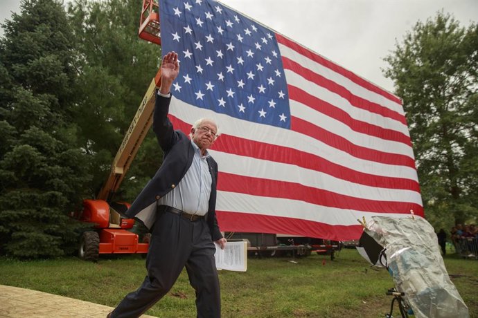 El candidat demcrata a la nominació a la presidncia dels EUA, Bernie Sanders