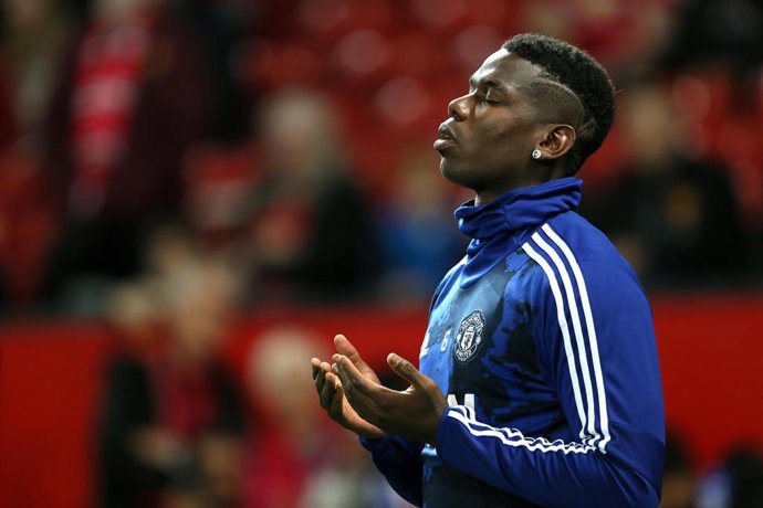 Paul Pogba con el Manchester United