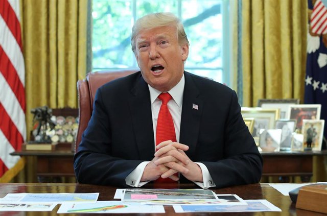 Donald Trump en el Despacho Oval