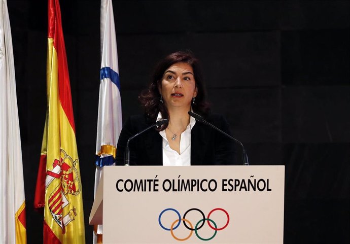 La presidenta del CSD, María José Rienda, en el COE
