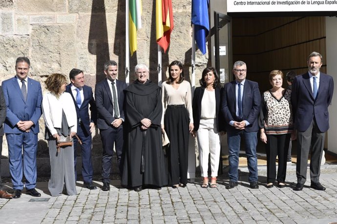 AMP.- La Reina Letizia inaugura en San Millán un seminario sobre el lenguaje y l