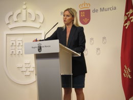 La portavoz del Gobierno regional, Ana Martínez Vi