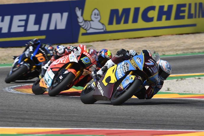 lex Márquez por delante de Jorge Navarro en el GP Aragón 2019