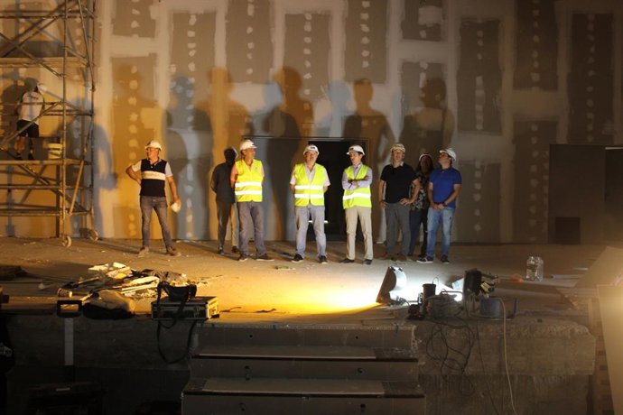 Visita a las obras del espacio escénico de Pulpí
