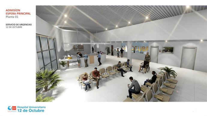 La Comunidad de Madrid invierte 4,3 millones en las obras de reforma integral de las Urgencias de Adultos del Hospital 12 de Octubre