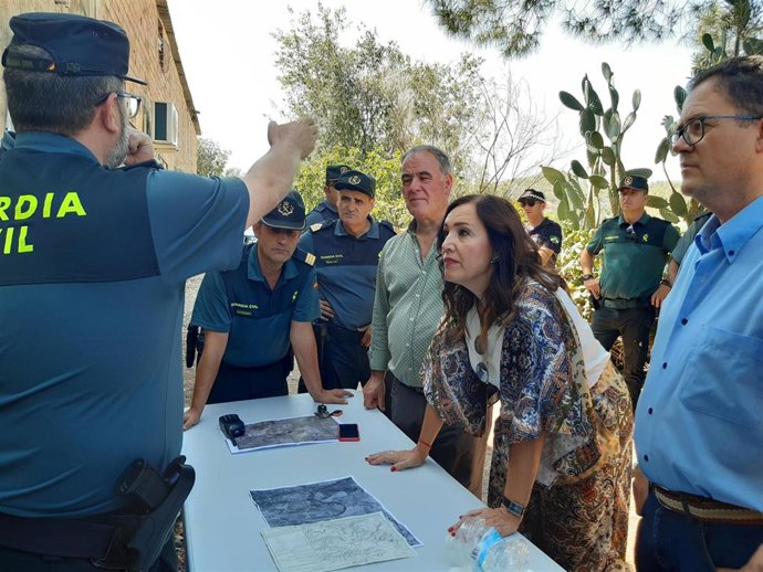 Imagen de archivo de la búsqueda de la mujer desaparecida en la pedanía quesadeña de El Cortijuelo.