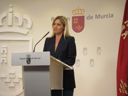 La portavoz del Gobierno murciano, Ana Martínez Vi