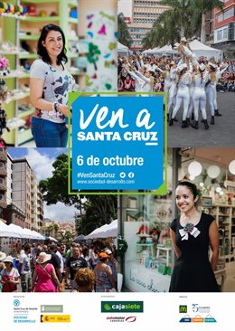 Cartel de 'Ven a Santa Cruz' del 6 de octubre