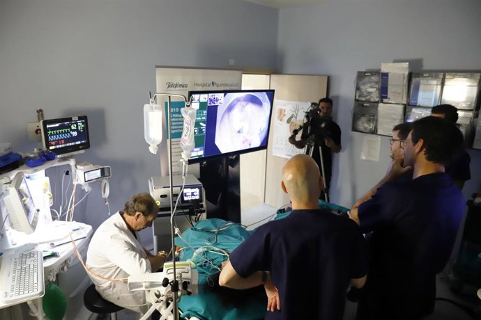 Hospital Quironsalud Málaga y Telefónica presentan un sistema de asistencia a operaciones basado en 5G