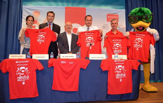 Martín Fiz y Carolina Herrera corren en Madrid a favor de la investigación de las enfermedades infantiles