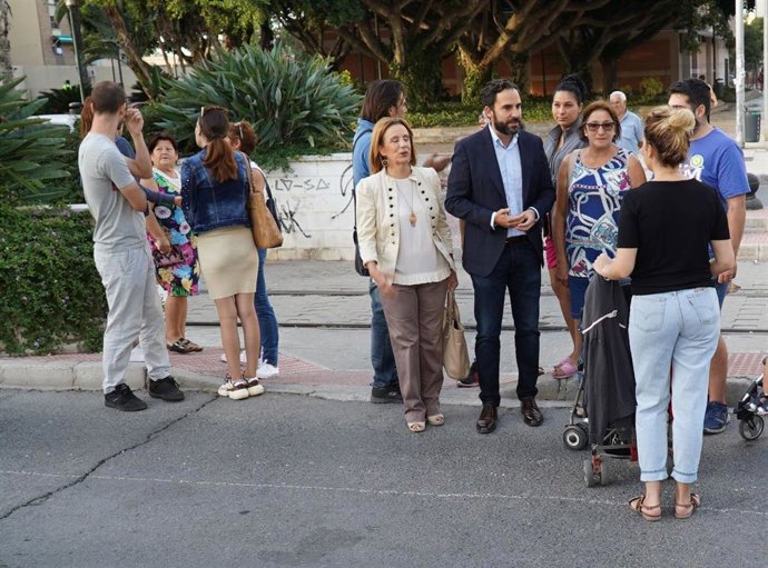 Daniel Perez y Begona Medina (PSOE) sobre seguridad en accesos a colegios