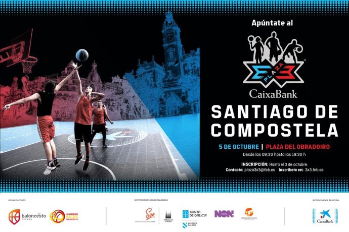 El Circuito Plaza 3x3 llega a Santiago