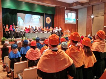 Inauguración del curso de la UNED, con la presencia del ministro de Ciencia, Innovación y Universidades en funciones, Pedro Duque.