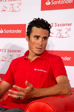 El triatleta y embajador 123aCorrer de Banco Santander Javier Gómez Noya