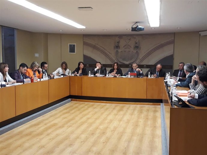 Intervención del consejero de Hacienda, Celso González, ante la Comisión del Parlamento