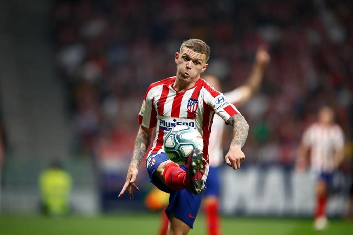 Kieran Trippier, en un partido con el Atlético de Madrid.