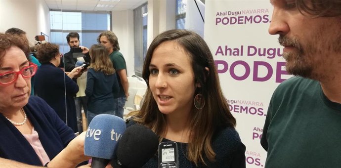 Ione Belarra, portavoz adjunta de Unidas Podemos en el Congreso