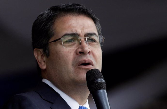 El presidente de Honduras, Juan Orlando Hernández