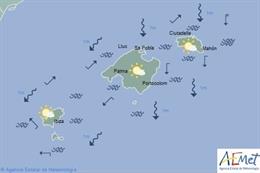 El tiempo en Baleares hoy, 4 de septiembre de 2019