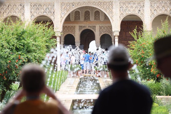 Turistas en Andalucía.