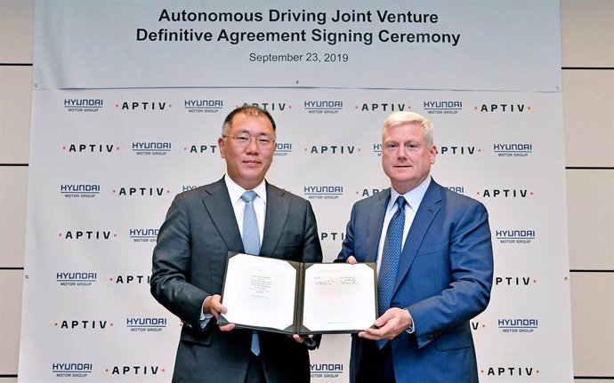 Acuerdo entre Hyundai y Aptiv para impulsar la conducción autónoma