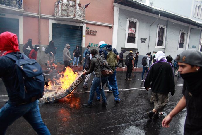 Ecuador.- La Fiscalía ecuatoriana procesa a ocho personas por los disturbios de 