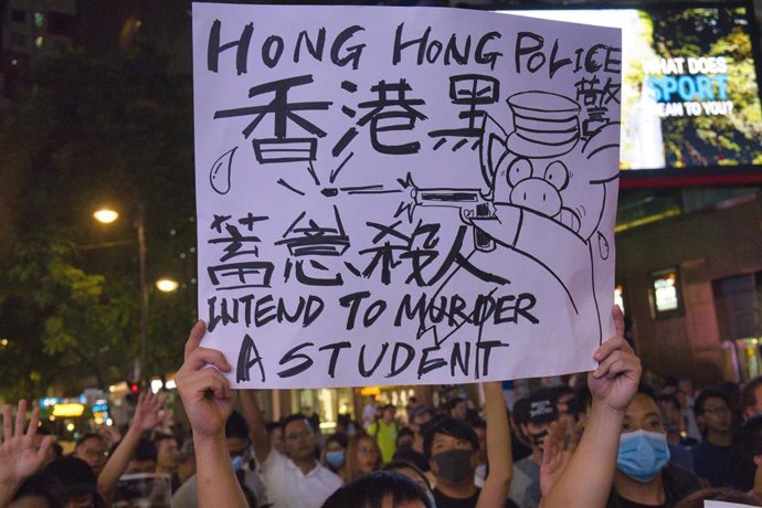 Protestas contra la Policía en Hong Kong
